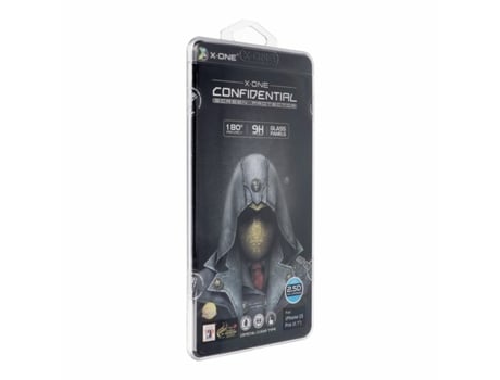 Película de Ecrã Privacidade Extra Forte para iPhone 15 Pro XONE Vidro Temperado Transparente
