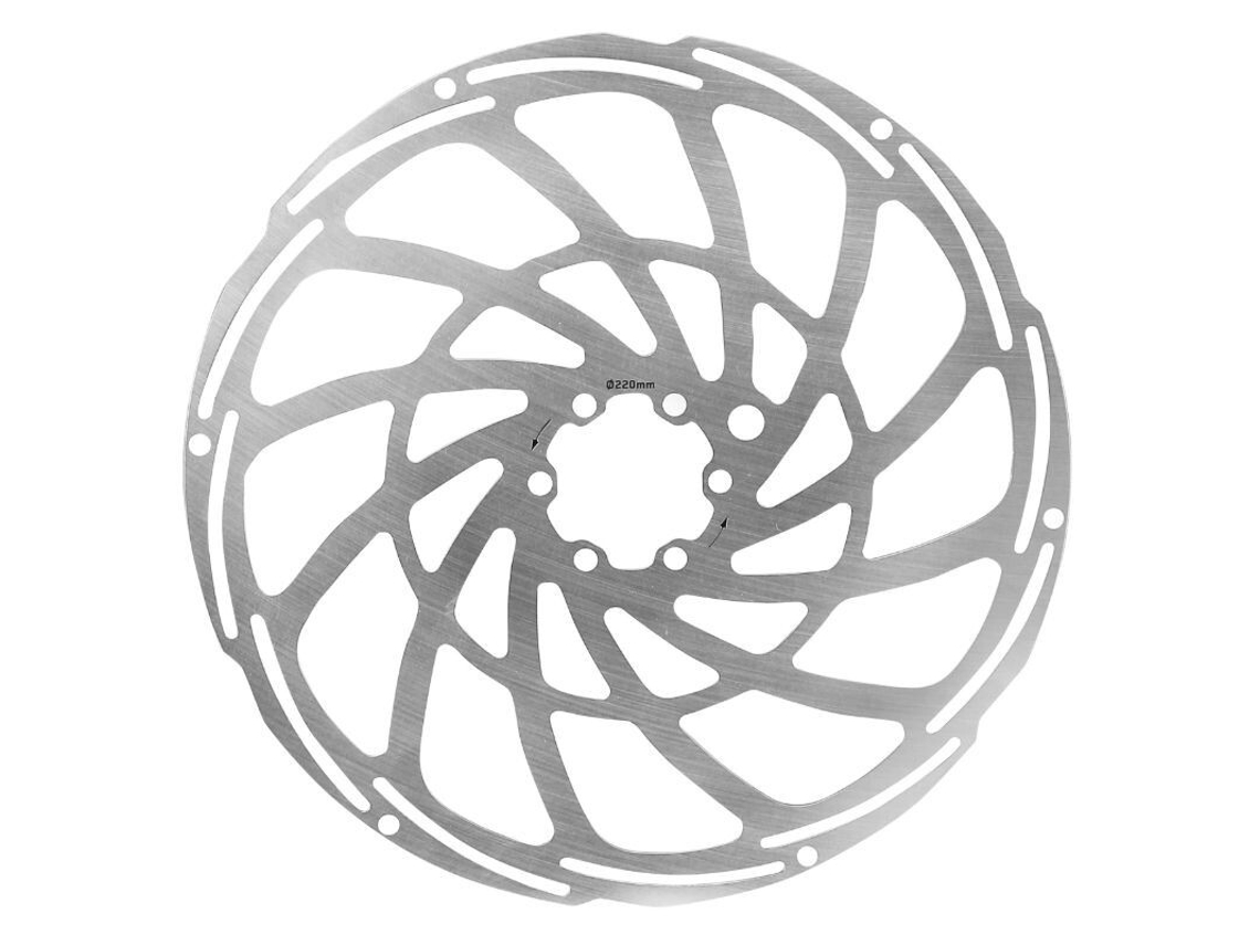 Disco de travão 6 buracos compatible avec renfort supplementaire 2mm + 6 vis NEWTON Brakco Shimano VAE E-Bike