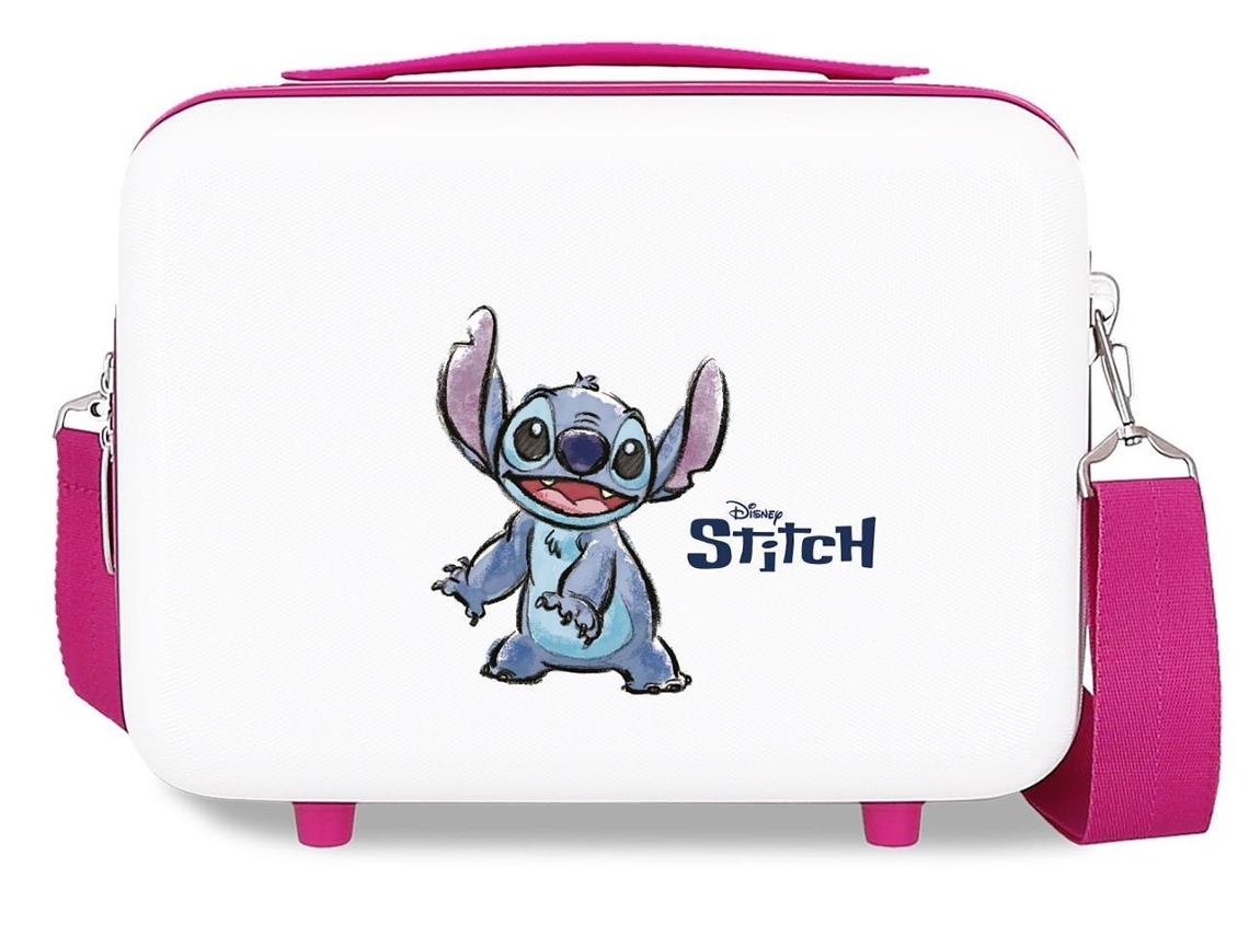 Necessaire Abs Stitch Adorable Branco Disney