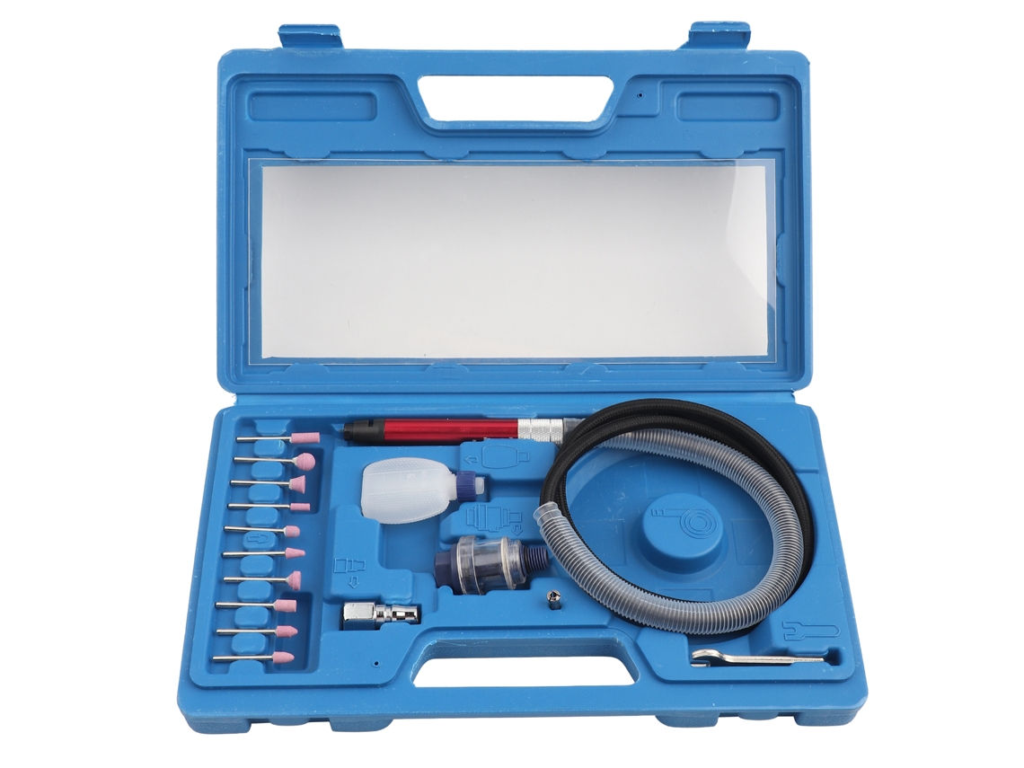 Ferramenta De Polimento E Gravura De Lápis Com 19 Peças, Esmeril Angular Pneumático, Máquina De Esmerilar Pneumática 58000rpm