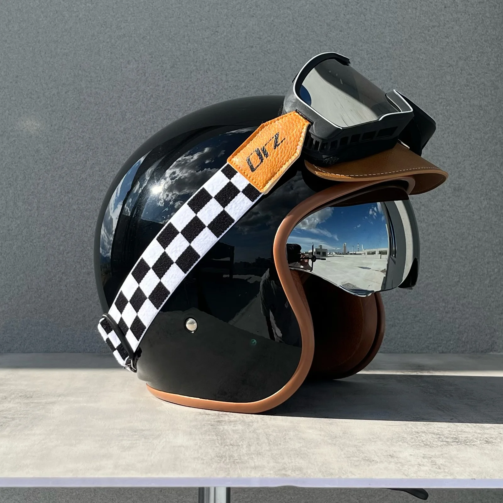 Capacete Aberto (m)abs 3/4, Certificado Dot, Proteção Uv.
