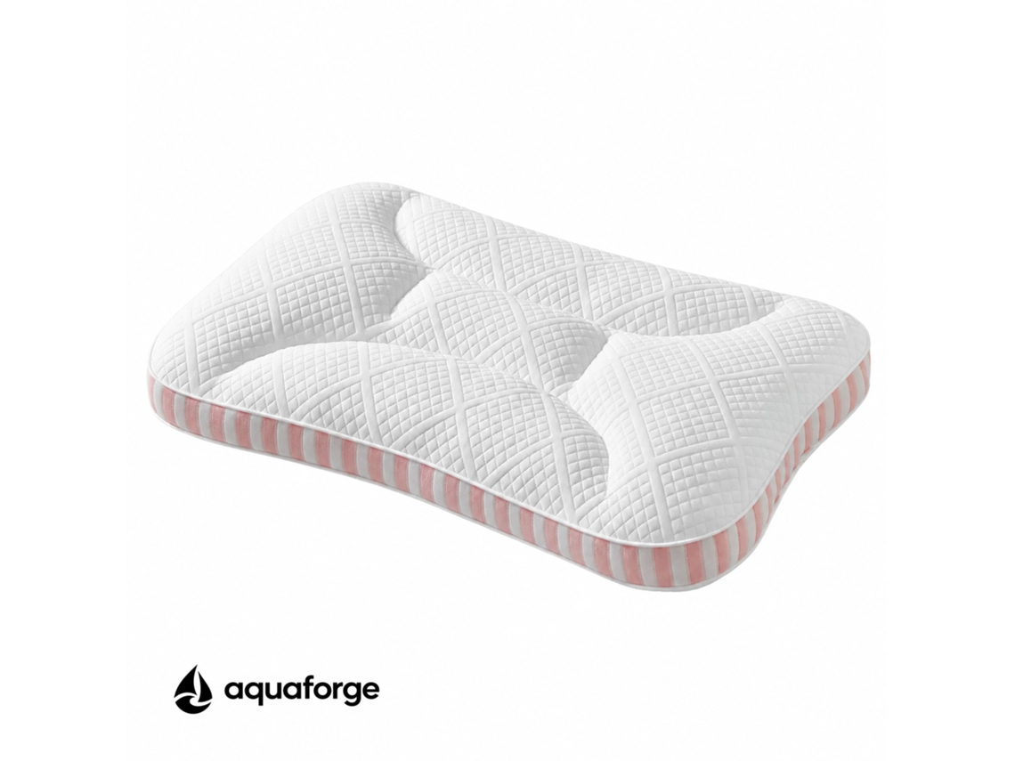 Almofada Cervical Ergonómica Penas Respirável 42 X 68 Cm
