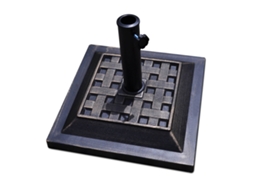 Guarda sol Jardim COSTWAY Luz LED 96 3x3 Castanho