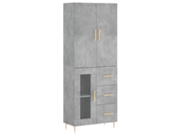 Highboard, Highboards Vidaxl Cinzeto Madeira Processada (n/a)