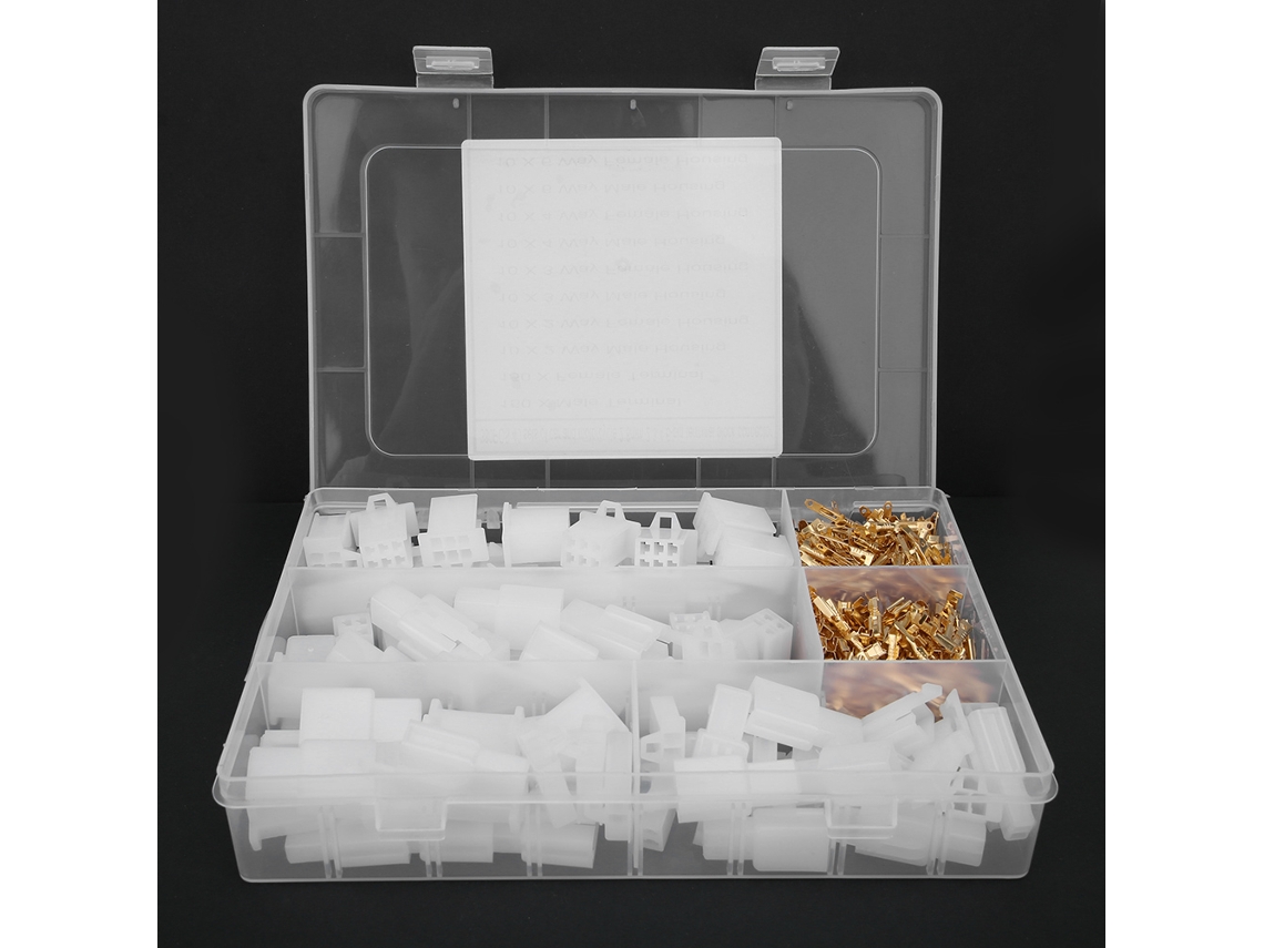 Kit De Blocos De Terminais E Caixa Laxiscreed Com Opções De Pinos E Terminais Macho E Fêmea