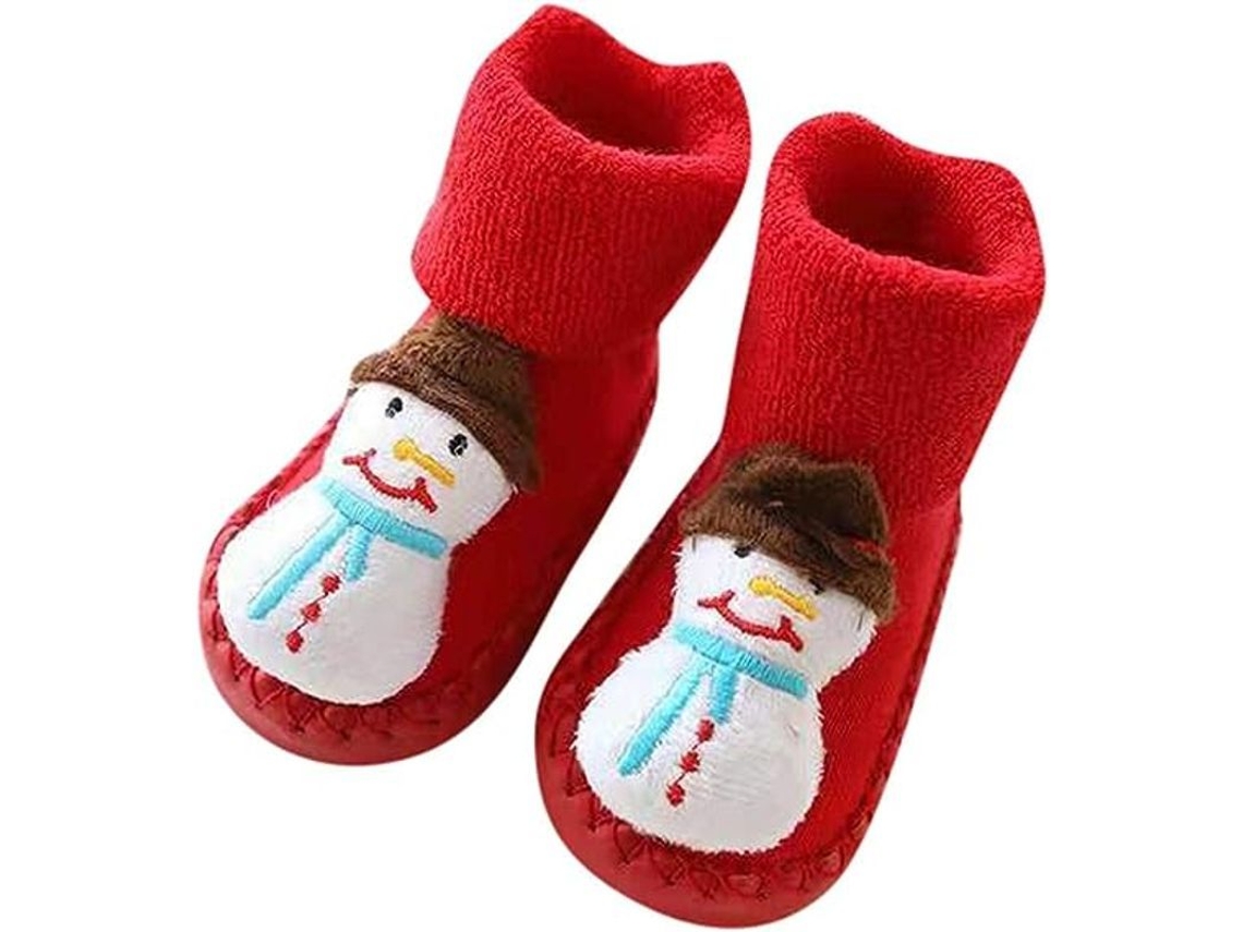 2026-calcetines De Casa Antideslizantes Navideños Para Bebés Niños Y Niñas (11cm)