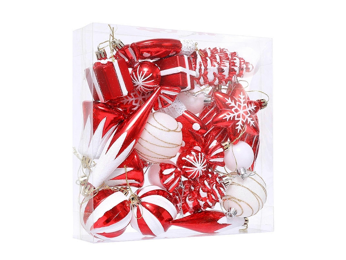 Conjunto De 24 Pequenos Enfeites Para Árvore De Natal Olysi Shop