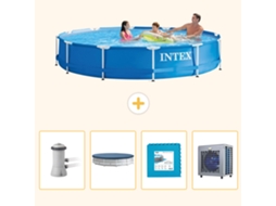 Intex Piscina Com Estrutura Redonda - 366x76 Cm - 5-peças S290