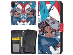Capa Carteira/adesivo Para Iphone 17 Com Tema De Anime
