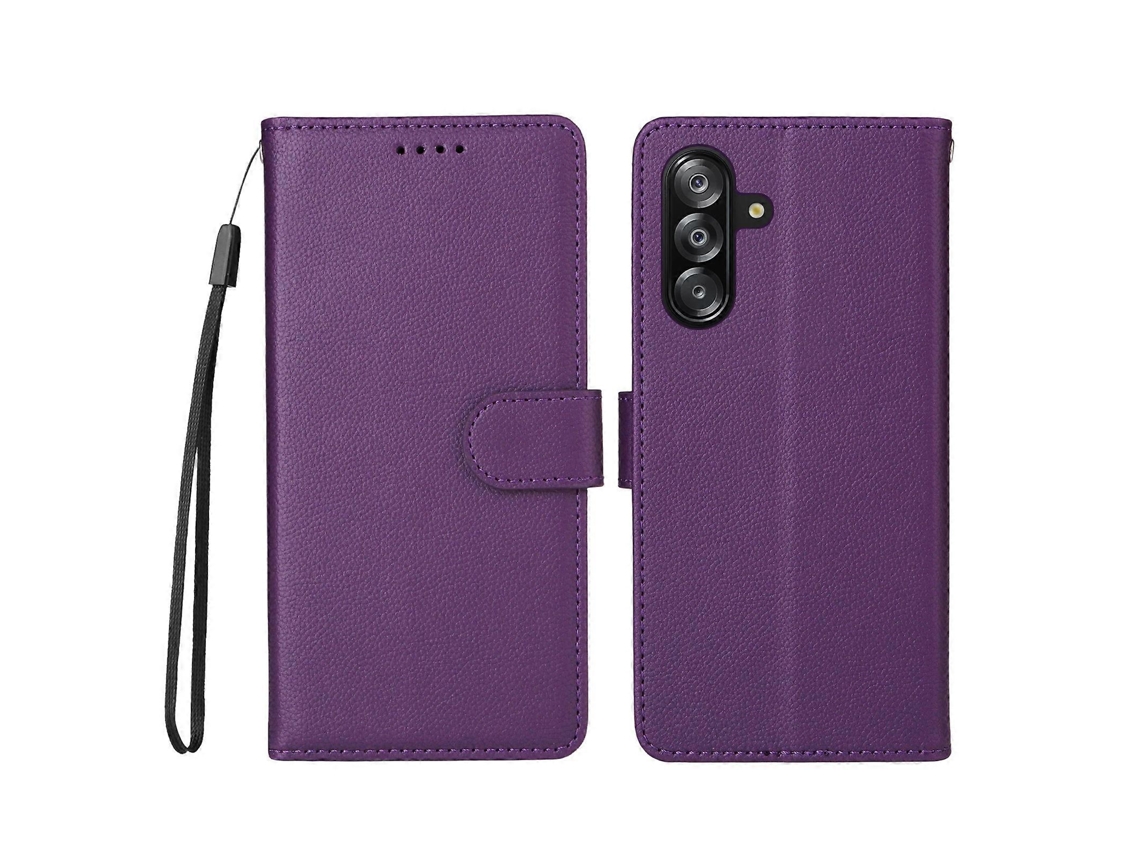 Capa Compatível Com Samsung Galaxy A17 / Galaxy A16 4g / Galaxy A16 5g / Galaxy A26 5g, Capa Com Rfid, 3 Compartimentos Para Cartão, Couro Sintético,
