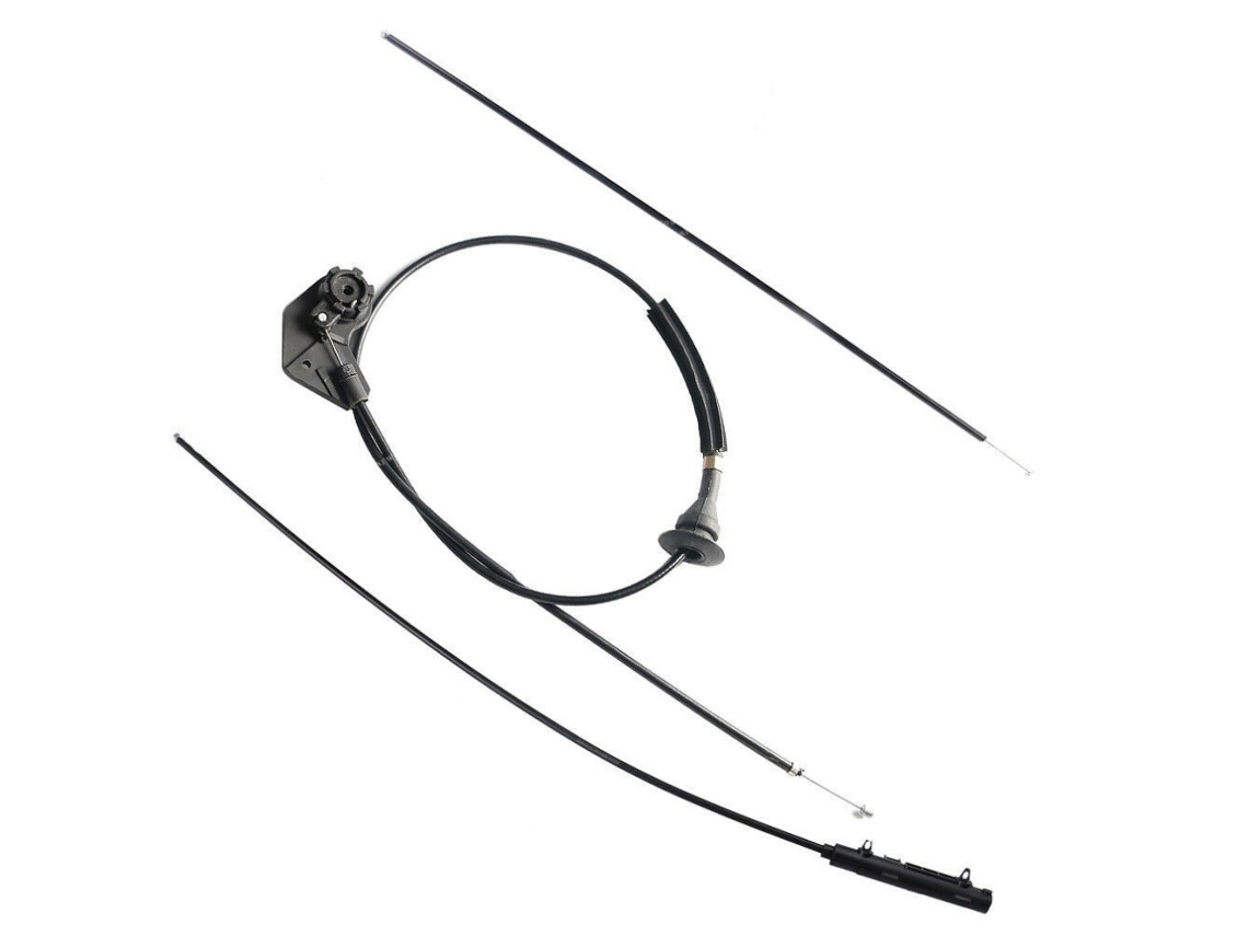 Conjunto de 3 Cabos Bowden de Abertura do Capô do Motor para X5 E53 51238403219 (2000 2007)