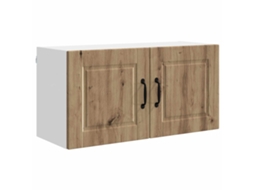 Armário de Cozinha com Porta Carvalho Artesanal 80x31x40 cm MAISON EXCLUSIVE
