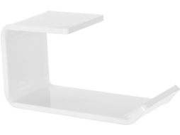 Lurelia Gancho De Parede Para Auscultadores, Organizador Compacto, Metal, Branco, Uso Profissional Firme
