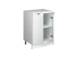 Móvel de Extensão 2 Portas Caneladas Branco 60 X 46 Cm VICCO