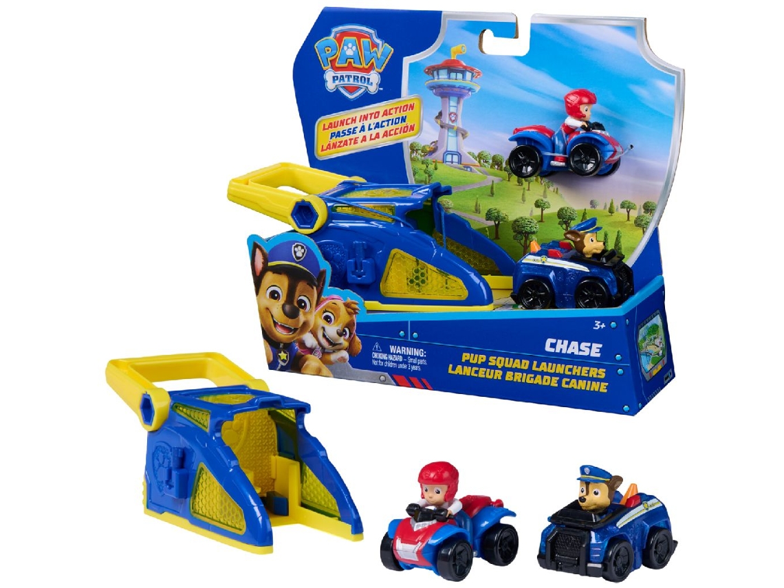 Patrulha Pata - Veículo Pup Squad Launcher Chase