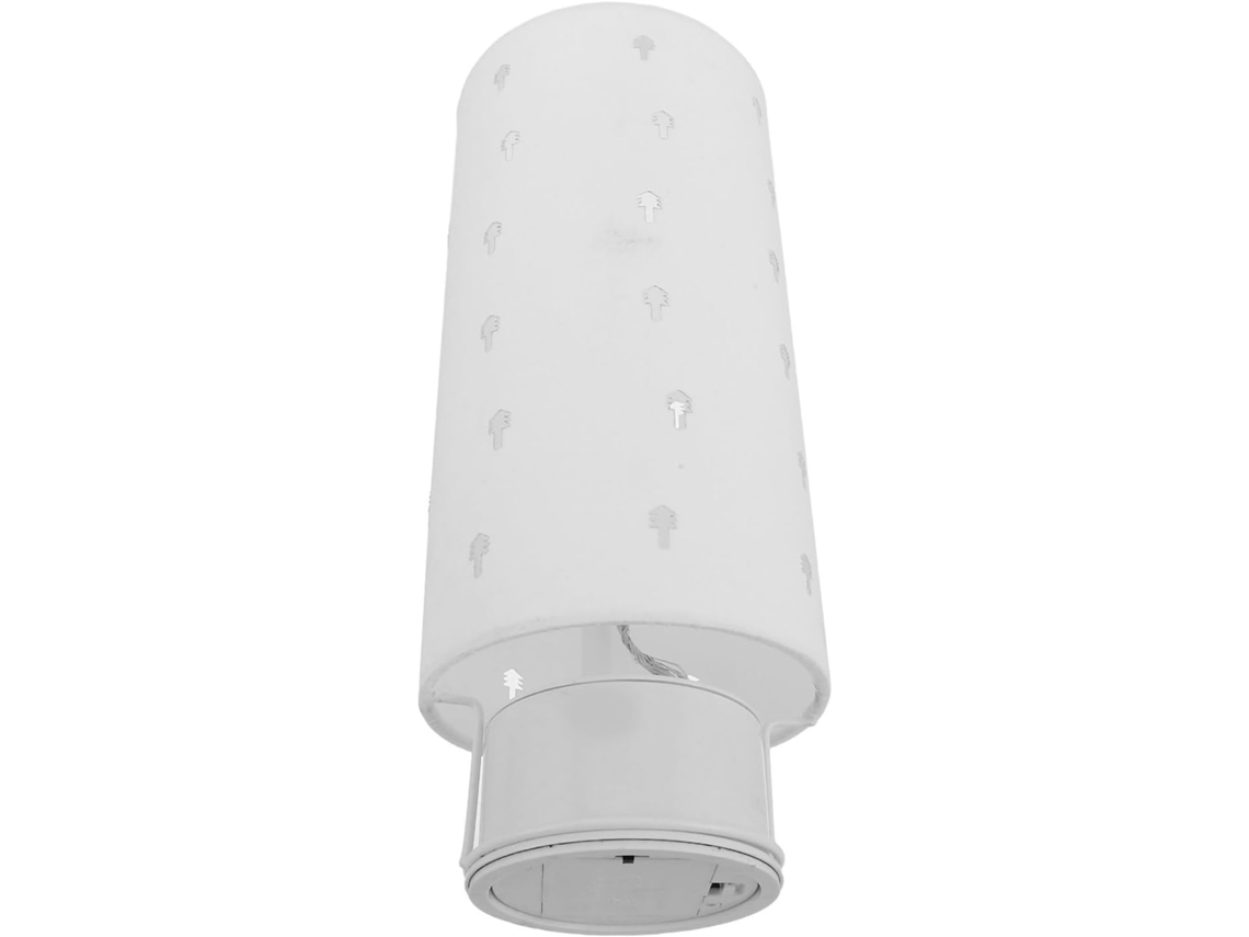 Base de mesa Villcase com cúpula branca, elegante, pequena e portátil, para cabeceira, ideal para quarto ou