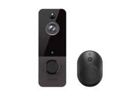 Campainha De Vídeo Inteligente T9 Com Armazenamento Em Nuvem, 720p, Wi Fi Sem Fio, Interfone Bidirecional, Câmera De Monitoramento Remoto SUNNY SPACES