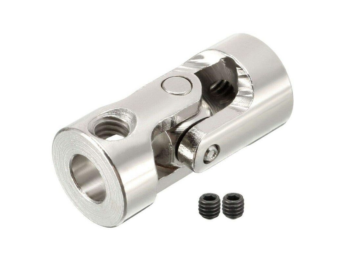 Junta Universal De Eje De Dirección 2-10mm Para Barco Coche Accesorios Diy Plata Acero 45