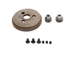 Engrenagem De Correia Para Carro Rc 1/10 86t 19t 21t Aço Substituição Para Traxxas Slash 2wd Rustler Stamped