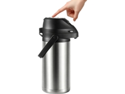 Caneca Térmica de Viagem 33 X 12, 5 Cm, Recipiente Térmico para Líquidos, em Aço CHABERLU