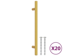 Cabinet Handle, Cabinet Handles Vidaxl Ouro Aço Inoxidável (160 Mm)