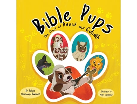 Livro Bible Pups The Story of David and Goliath de Zakiya Osivwemu Ramirez (Inglês)