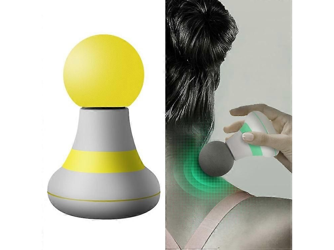 Mini Dispositivo De Fáscia Inteligente Relaxante De Massagem Vibratória De Corpo Inteiro, Estilo: Modelo Comum (amarelo)