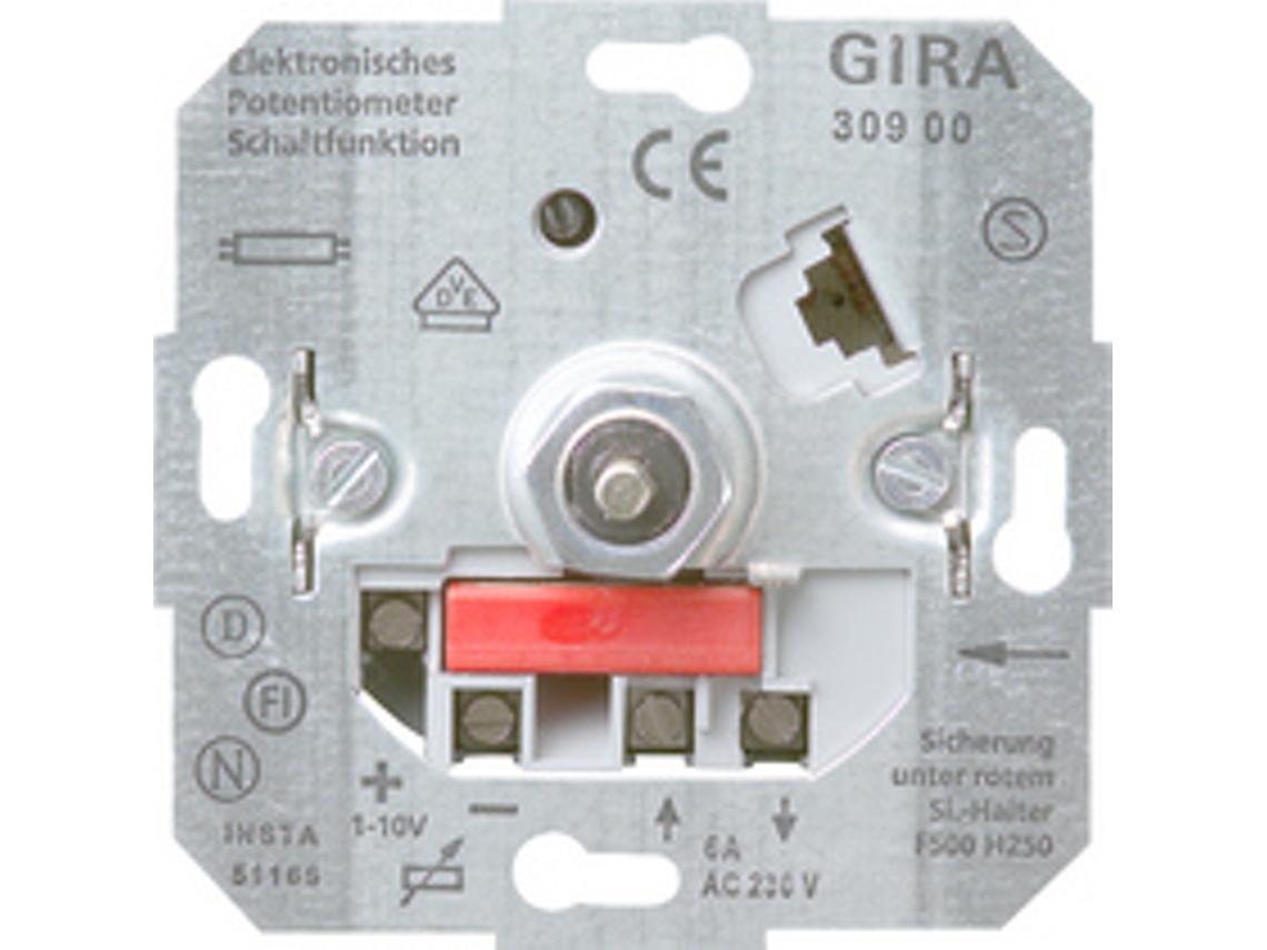 030900 Dimmer Interruptor Dimmer Embutido Gira Metálico (030900)