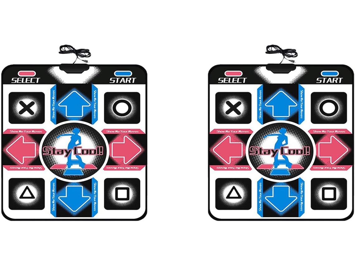 2 Tapetes de Dança com Fio Usb, SFUSHOS