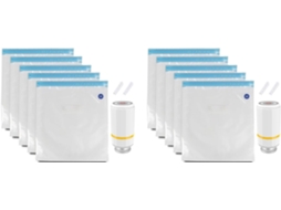 Pacote com 20 Sacos Selados a Vácuo para Filamento de Impressora 3d, Resistentes À Umidade e À Água. SFUSHOS