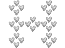 Conjunto de 30 cartões decorativos em formato de coração, resistentes ao desgaste, ideais para decoração de casa.