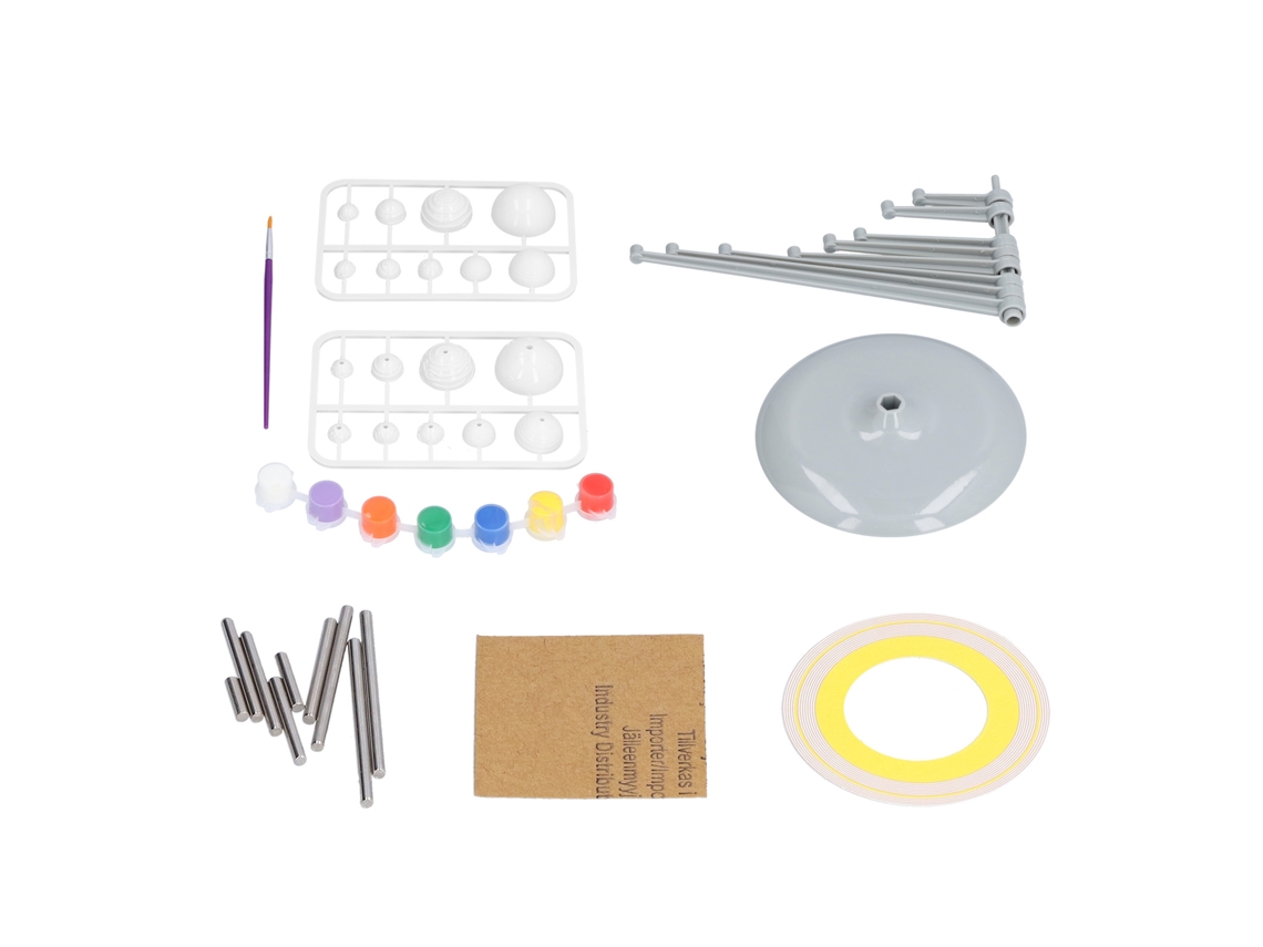 Brinquedo Educativo Laxiscreed Kit Do Sistema Solar Com Nove Planetas Para Crianças