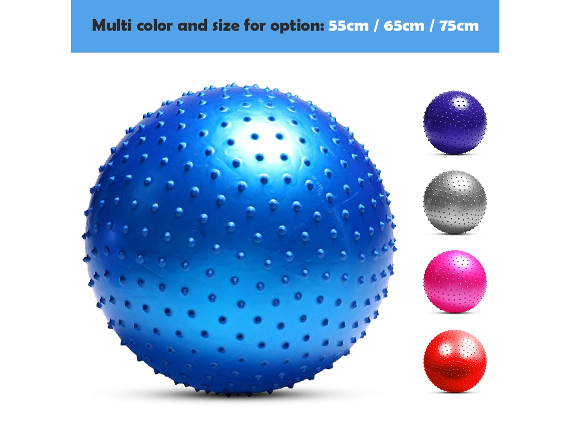 Bola de Yoga Anti explosão com Bomba de Ar 55cm 65cm 75cm | S/MARCA