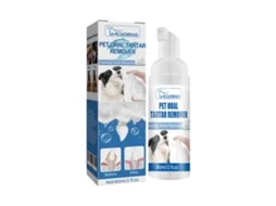 Espuma de Remoção de Tártaro para Pets LAXISCREED, Cuidado Bucal Eficaz e Fácil de Usar
