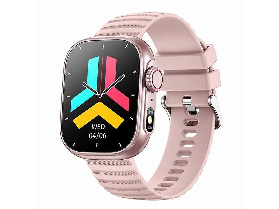 Relógio inteligente ZW39 com tela de 2,01 polegadas e Bluetooth, monitor de frequência cardíaca e pressão arterial, pulseira de saúde Ly Ebike