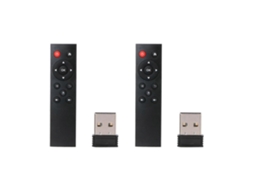 2x Air Mouse Sem Fio Universal 2.4g com Teclado e Controle Remoto para PC e Android TV Box