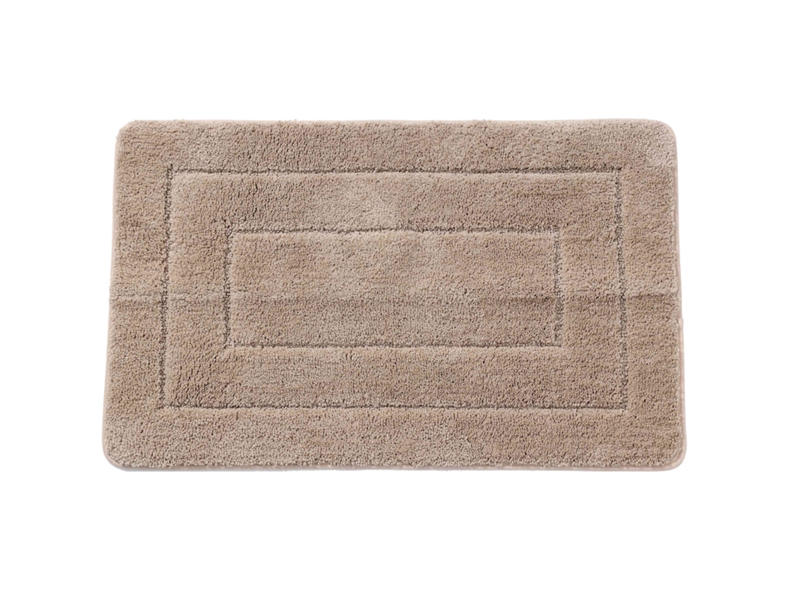 Tapete Microfibra Bege 80x50 Kasa