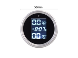 Monitor De Pressão De Pneu Moto Universal À Prova D'água Solar