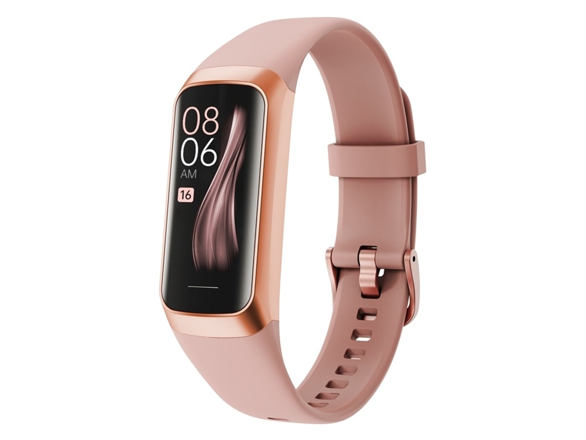 Pulseira Conectada Flame Edition 5.0 À Prova de Água Ip68 com Função Multi-Desportiva Rose Gold