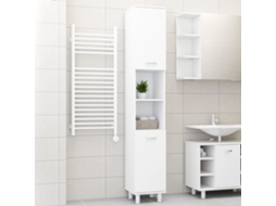 Vidaxl Armário De Casa De Banho Derivados De Madeira Branco