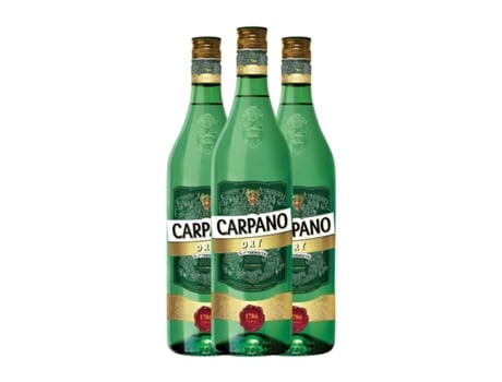Vermute FRATELLI BRANCA Carpano Dry Seco (0.75 L - 3 Unidades)