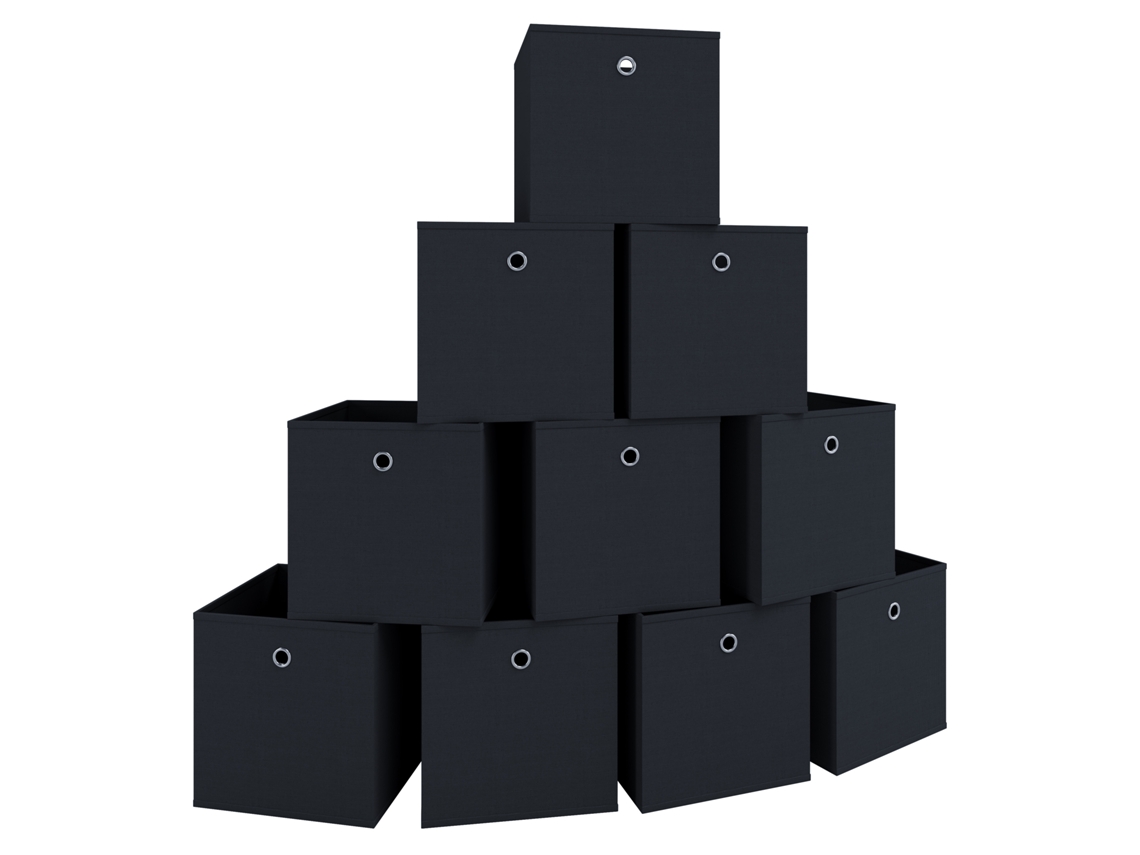 Conjunto De 10 Caixas Dobráveis Caixa Dobrável Boxas Vcm