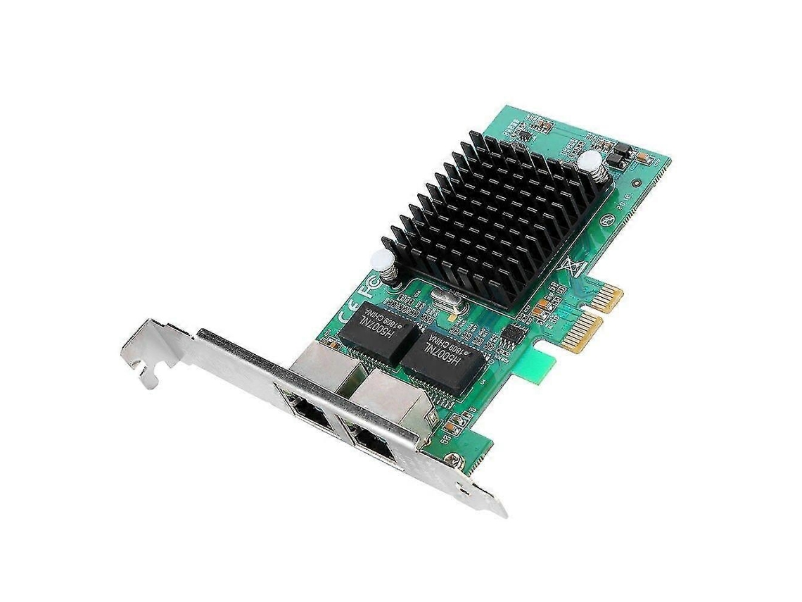 Placa De Rede Intel 82575 Pci E X1 De 2 Portas Gigabit Ethernet Para Servidor Pc Aquaforge
