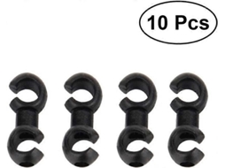 Rebe-10 Abrojos De Cable Em Forma S Para Cable De Freio E Câmbio De Bicicleta Material Leve E Sólido Cor Preta