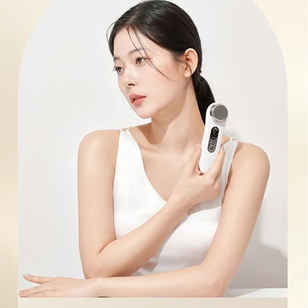 (branco) Equipamento De Beleza Para Massagem Facial Em Spa