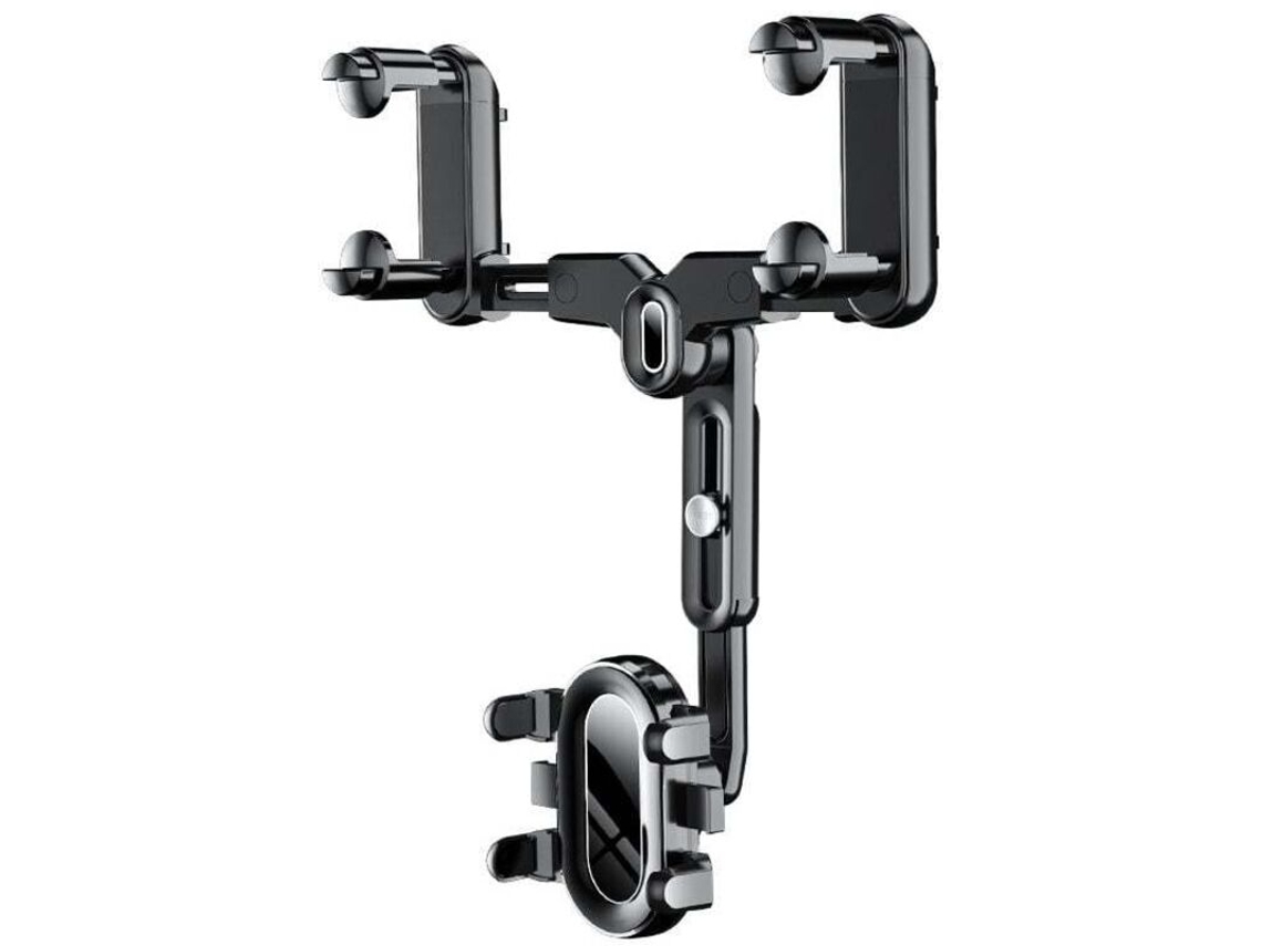 Suporte Para Celular Com Rotação De 360° Para Retrovisor De Carro, Compatível Com Gps.