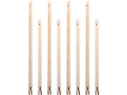 Moldura De Madeira Quadrada Com 8 Peças, Design Simples E Elegante,