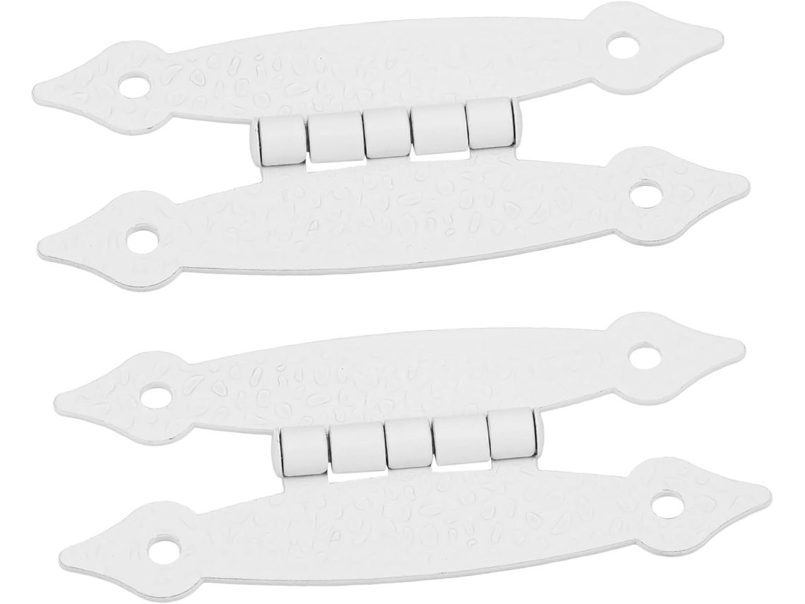 Vintage De 3,5 (8,9 Cm), 2 Antigas Brancas Para Portas Armários E