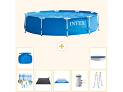 Intex Piscina Com Estrutura Redonda - 366x76 Cm - 8-peças S20434