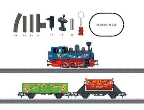 Modelo de comboios e ferrovias MÄRKLIN (6 anos)